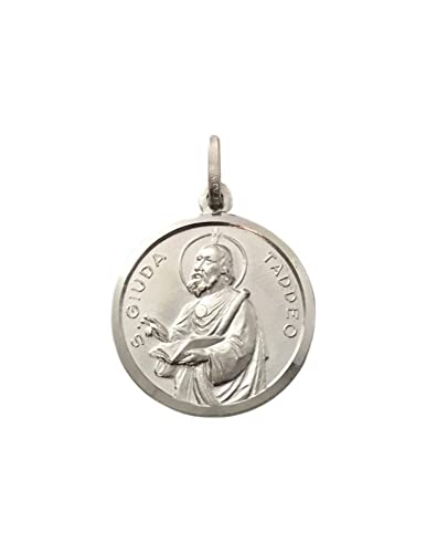 Médaille Saint Judas Tadeo en argent sterling, un guide spirituel