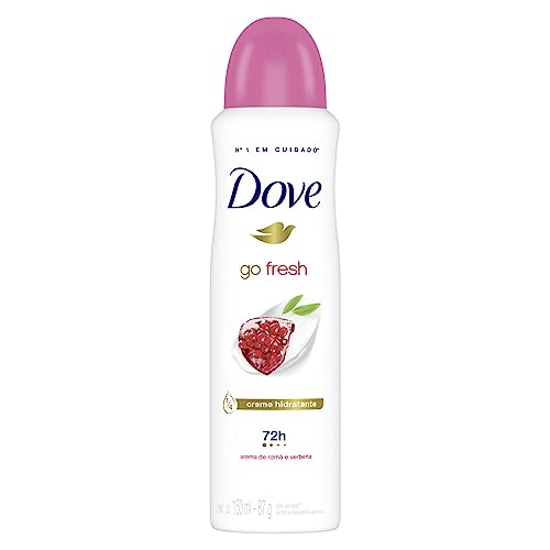 Desodorante Antitranspirante Aerosol Dove Go Fresh Romã e Verbena 150ml
