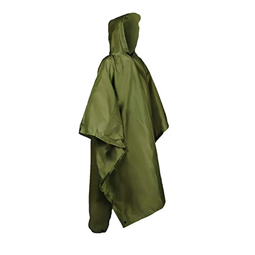 Outry Rain Poncho, Waterproof Raincoat with Hoods, Lightweight 3 in 1 Rain Jacket