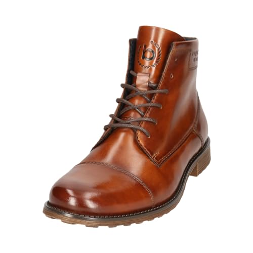 Bugatti 313-3863d botte tendance homme en cuir marron chic