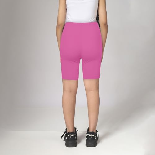 Image of KYDA KIDS Anti Bacterial Under Skirt Shorts for Girls - Under Dress Uniform Shorts & Stretchable Shorties Tights for Girls
