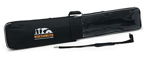 WFix Schutztasche mit Außenfach für Universal Führungsschiene ohne Zubehör | Ideal für Führungsschiene Festool, Führungsschiene Makita & Führungsschiene Bosch bis 140 cm Cover