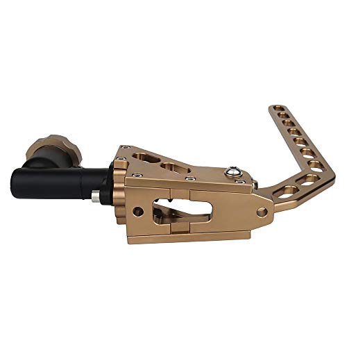 Kyostar Aluminum Racing Handbrake, Hydraulic Drift Handbrake Lever Long Arm Brake Lever, Adjustable Hydro E-Brake, 15.75" Universal Handbrake E-Brake for Rear Wheel Lockup. (Titanium)