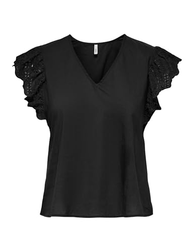 Blouse ONLY Onllou Life avec broderie : le haut fluide chic pour vos journées d'été