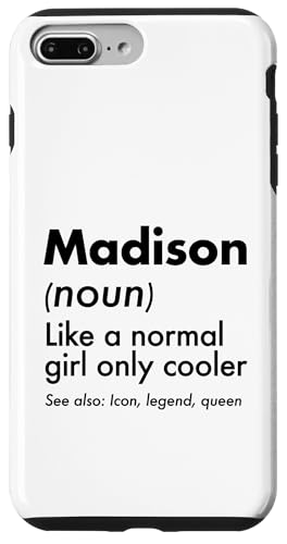 Madison Like A Normal Girl Only Cooler Queen ���O �X�}�z�P�[�X iPhone 7 Plus/8 Plus �p
