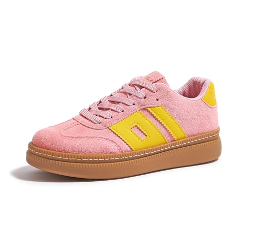 TIMEJOY Women's Vintage Platform Sneakers