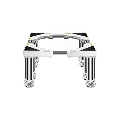 La lavadora, soporte de nevera para lavadora, 4/8/12 pies, altura ajustable de 19 a 22 cm(8legs)