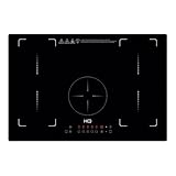 Cooktop de indução hq 5 bocas painel touch free zone preto 9000w h