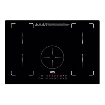 Cooktop De Indução HQ 5 Bocas Painel Touch Free Zone Preto 9000W HQ-IDE9005FZ 220V