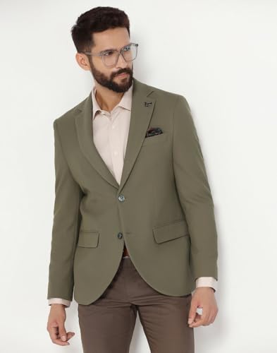 Image of Blackberrys Men's Textured Slim Fit Blazer