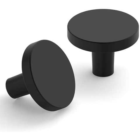 9BUILD Matte Black Cabinet Knobs Pack Cover