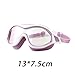 RNXRZANK Swimming Goggles with Anti-Fog Feature for Outdoor Use, Pink