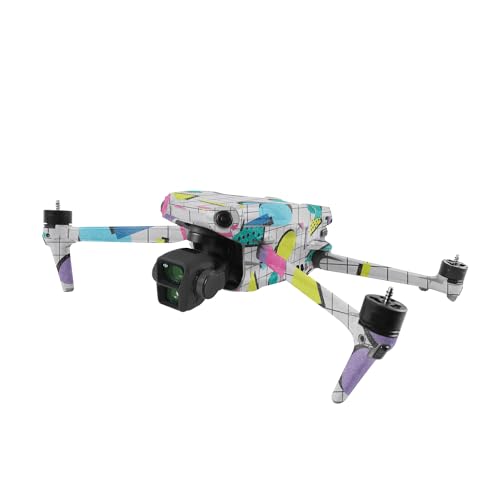 Image of MightySkins Glossy Glitter Skin Compatible with DJI Air 3 - Awesome 80s | Protective, Durable High-Gloss Glitter Finish | Easy to Apply