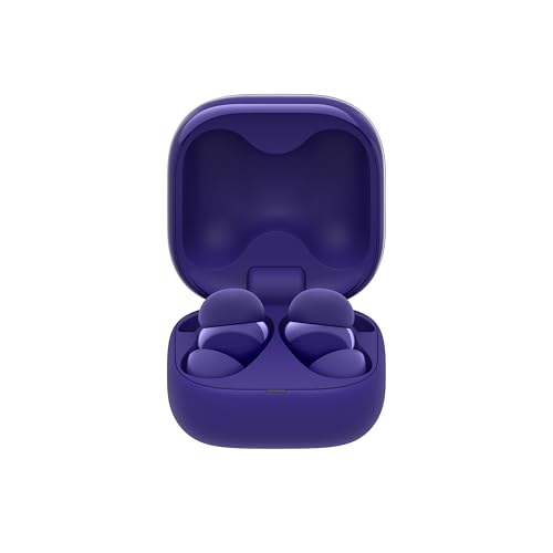 Image of Sony LinkBuds Fit Truly Wireless Noise Canceling Earbud Headphones Small & Light with Newly Developed Air Fitting Supporters, Violet (Limited Edition)