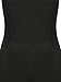 Clothink Women Black Halter Strap Cross Back Plain Sexy Beach Bodycon Dress M