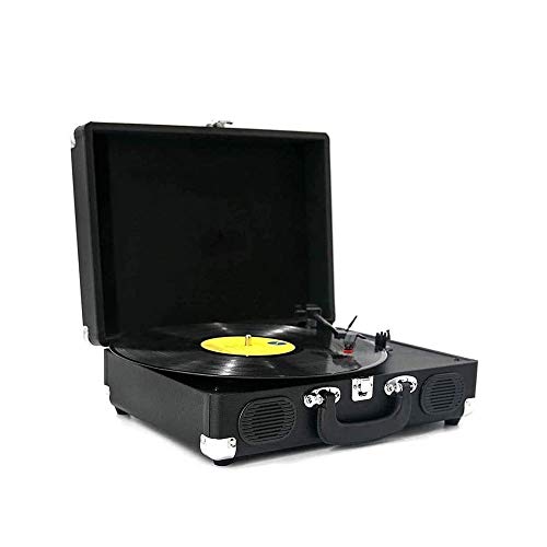 Record Player Vintage Turntable 3-Speed Vinyl Player Record Player with Built-in Stereo Speaker - Les Beatles, Paul McCartney, John Lennon, RIngo Starr, George Harrison Record Player Vintage Turntable 3-Speed Vinyl Player Record Player with Built-in Stereo Speaker