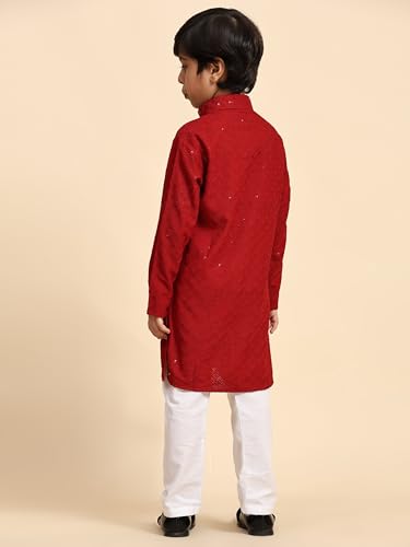 Image of Pro-Ethic Style Developer Boys Cotton Kurta Pajama For Kid's Ethnic Wear | Cotton Kurta Pajama (S-227)