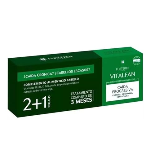 VITALFAN CAÍDA PROGRESIVA complemento alimenticio 3 x 30 cáp