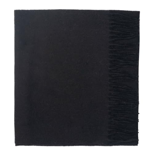 Lona Scott Pure Lambswool scarf - Black (Shepherds Land)