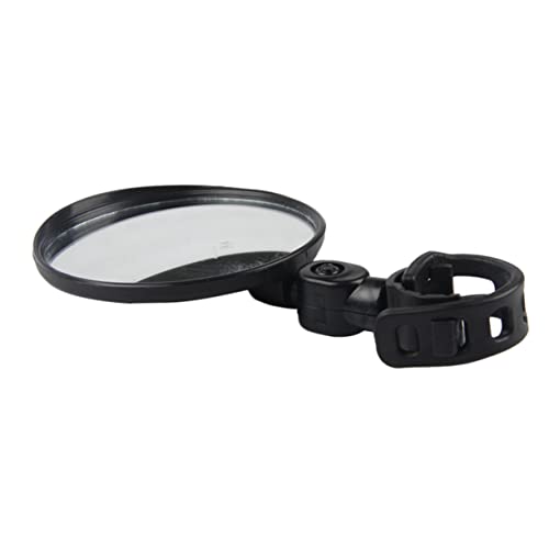 Totority 通用調節可能バイク用ハンドルミラー 軽量コンパクト設計 高輝平面鏡搭載 取り付け簡単 折りたたみ自転車対応 確認サポート