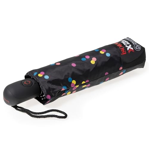 Isotoner Parapluie femme x-tra solide, ultra déperlant, ouverture/fermeture automatique