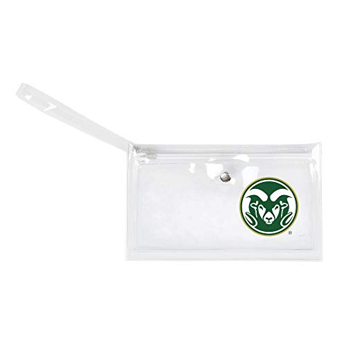 Image of Littlearth - LIWXY NCAA Colorado State Rams Unisex Ncaancaa Ticket Wristlet, Clear, 9 inch by 5.25 inch