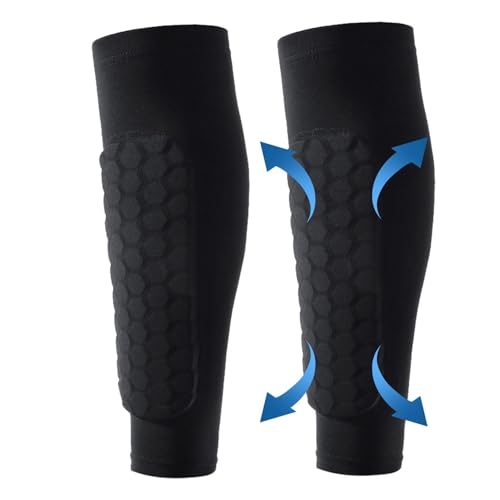 Espinilleras de fútbol, Espinilleras Calcetines Espinilleras Almohadillas de de, Soporte de férula de espinilla, Almohadillas de espinilla Transpirables para Pantorrilla para fútbol de