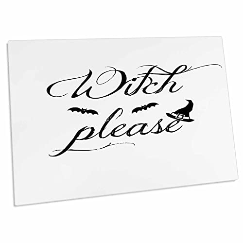 3dRose Witch Please Desk Pad 58x40 cm Blanco