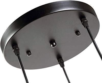 Image of Metal Leaser Cut Line Design Black and Gold Pendant Light Hanging Ceiling Lamp for Living Room, Kitchen, Restuarents, Cafe (Bulb Not Include) (Cluster Line Cut Cone)