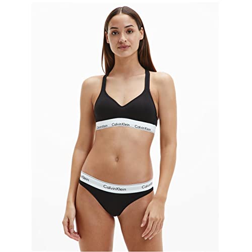 Calvin Klein Soutien-Gorge Brassière Liftante Femme Rembourrée, Multicolore (Black), XXL