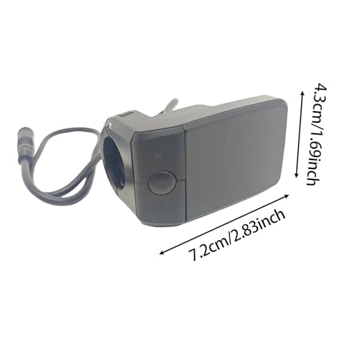 QSTDGVPW Electric Bike LCD Display Conversion Kits Mini Display Easy to Install 22.2mm Bike Computer Display Meter for BBSHD BBS02, DZ5348 UART