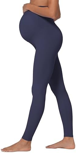Sunzfly Maternity Leggings for Women Over The Belly Buttery Soft Pregnancy Yoga Pants for Summer Autumn Workout Lounge, 28" Inseam Graphite L