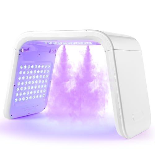WONEDIRR LED Face Light Therapy Mask: Folding Spray Hydration Red Light Therapy Mask - 7 Colors and Cyclic Colors Led Mask Light (Don't buy masks from other brands,Trust only WONEDIRR,others are fake)