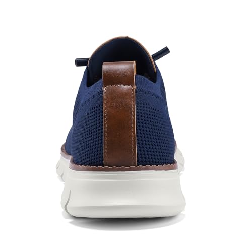 Image of Wearbreeze Men's Business Casual Oxford Sneakers - Lightweight Lace-Up Dress Shoes for Work, Travel & Daily Commute
