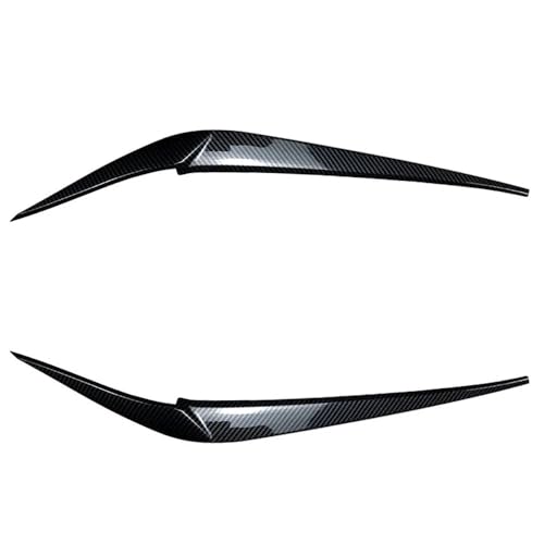 Phare sourcil voiture pour BMW X3 X4 G01 G02 2018-2021 baguette de garniture noire