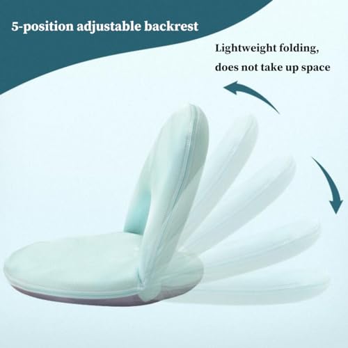 Chaise de sol avec dossier pliable à 5 positions