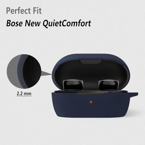 Image of WELFO Soft Silicone Case Cover for Bosee New QuietComfort (2024) (Blue)