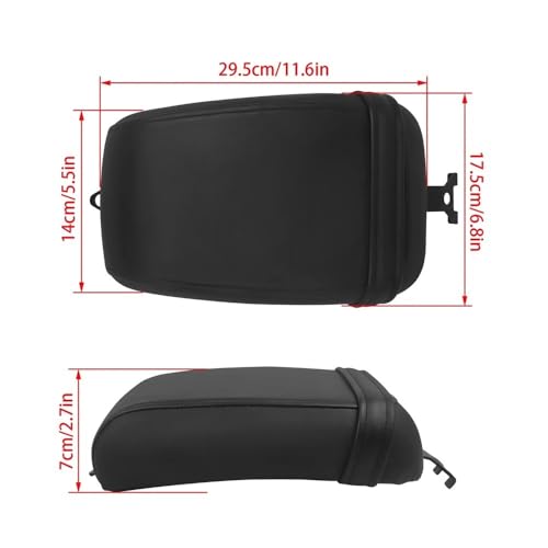Coussin dossier arrière moto assise passager haut de gamme pour Nightster 975 RH et RH975 - 4