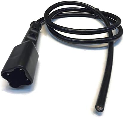 Miniatura 2 de Kit de conector de enchufe de cargador de 3 pines de 48 V y 3 pines para carrito de golf Yamaha años 2007 y más