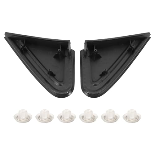 Couvercle rétroviseur aile Polo 9N triangle noir gauche droit 2005-2009