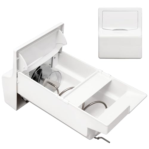 Upgraded 241860803 Refrigerator Ice Bucket Replacement for Frigidaire Refrigerator Ice Maker Replacement with Ice Bin Container Auger Assembly AP4300918 LFSS2612TF0 FFSS2615TS0 FFHS2611PFEA