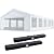 Quictent 20x30ft Party Tent Heavy Duty Outdoor Canopy Tent Carport Wedding Event Shelter BBQ Wedding Tents for Parties with Storage Bags