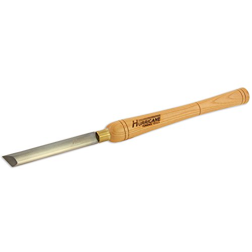 Hurricane Turning Tools, HTT-115, High Speed Steel, 3/4\" Oval Skew Chisel for Woodturning - Thumbnail 2