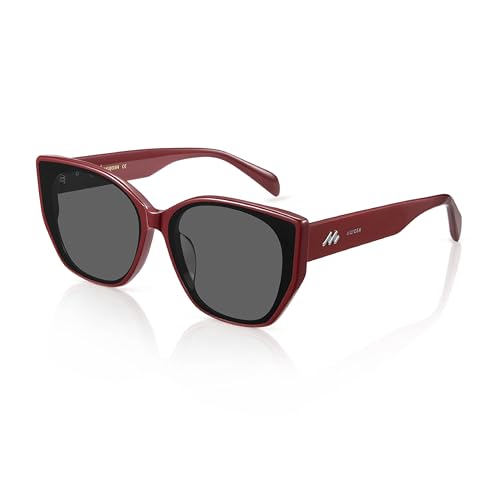 Image of Cat Eye Sunglasses UV400 Trendy Acetate Exclusive Brand of EssilorLuxottica