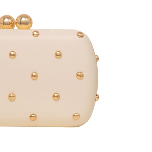 Womens PU Leather Clutch Metalilc Studs Handbag Trendy Rivet Crossbody Bag Designer Handbags for Cocktail Party3