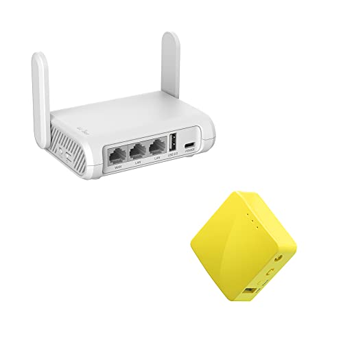Gl.inet Gl-Mt300N-V2(Mango) Portable Mini Travel Wireless Pocket Vpn Router & Gl.inet Gl-Sft1200 (Opal) Secure Travel Wifi Router #TOP7