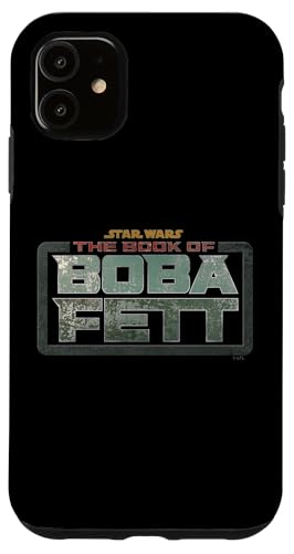 Coque iPhone 11 Star Wars Boba Fett en silicone noir rigide pour smartphone