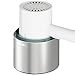 DXIUMZHP Supporto Asciugacapelli Adesivo Spina Indipendente Porta Asciugacapelli，Pulito E Non Disordinato Hair Dryer Holder，Lusso Leggero E Squisito Alluminio Spaziale (Color : Black, S : Inches)