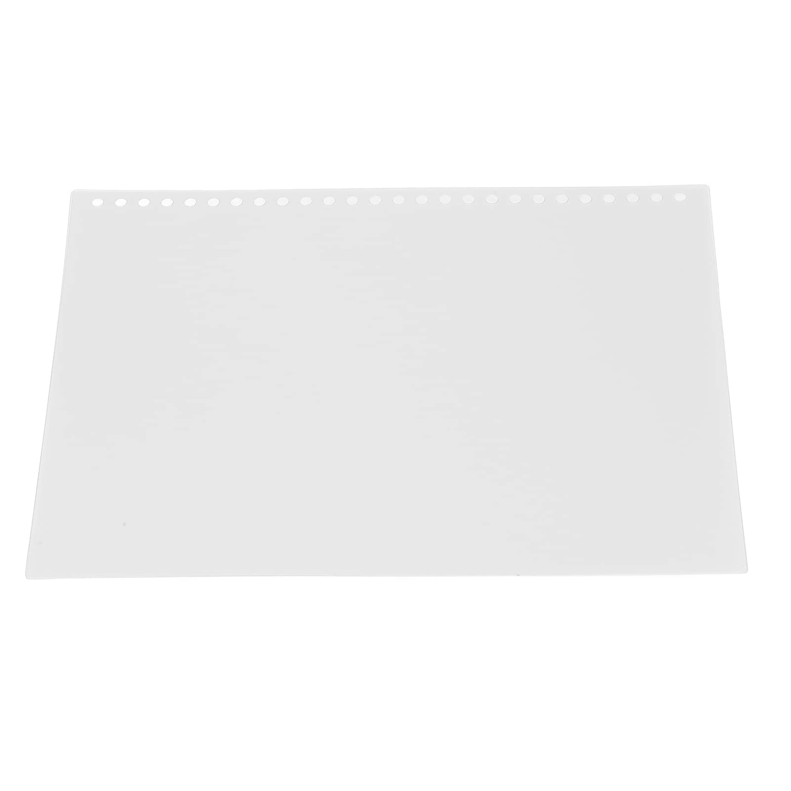 50er-Pack B5-Berichtshüllen mit 26 Löchern, Transparent, Mattiert, PP-Kunststoff-Binderhüllen, Bunte Buchumschläge – Langlebige und Stilvolle Präsentationslösung für Büro und
