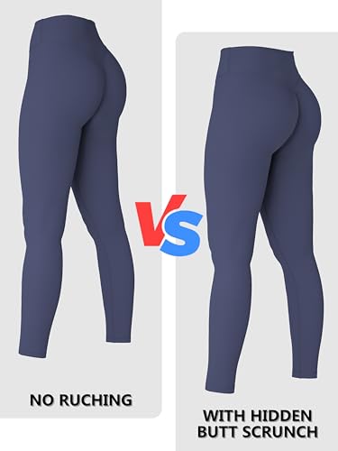 Image of Sunzel Sunzfly Invisible Butt Scrunch Workout Leggings for Women, Butt Lifting High Waisted Gym Yoga Pants with Tummy Control